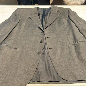 Brioni for Harry Rosen grey wool blazer
